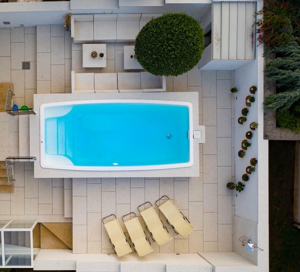 Cave Romane Apartment With Private Pool And Sea View Vinkuran Zewnętrze zdjęcie